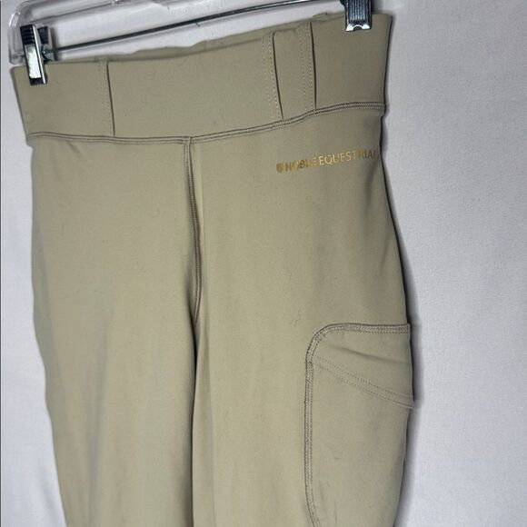 Noble Equestrian Tan Riding Pants with Pocket. Size Small. - Picture 3 of 7
